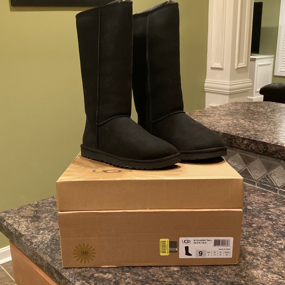 UGG Black Tall Boots